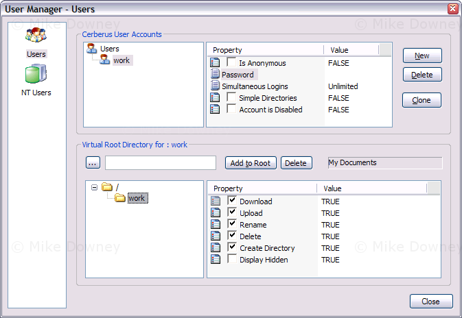 Setting up the FTP Server