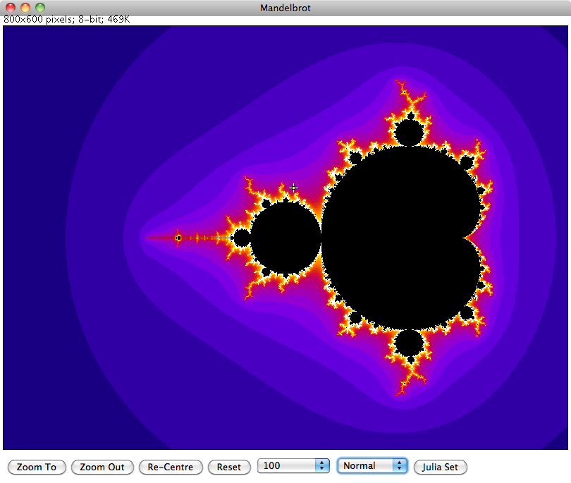 Mandelbrot Set in ImageJ