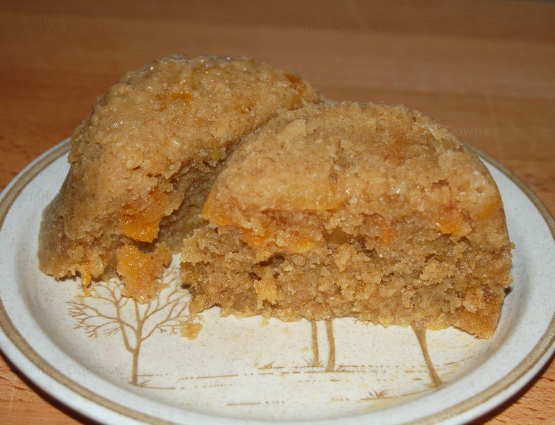 Jersey Pudding reinterpreted as an Apricot Sponge