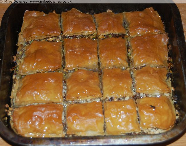 Tray of Baklava