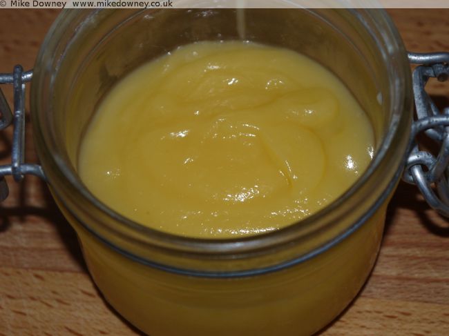 Home made lime curd