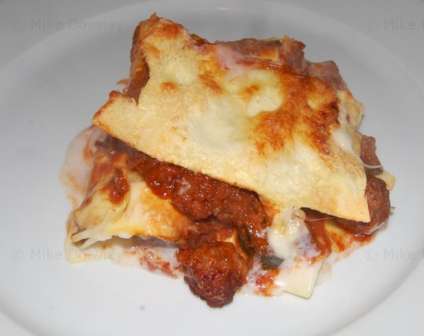 Meatball and Quail Egg Lasagne