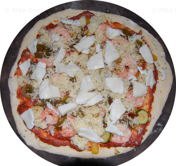 Prawn Curry Pizza