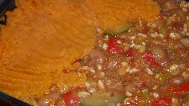 Cottage Pie with Sweet Potato Mash