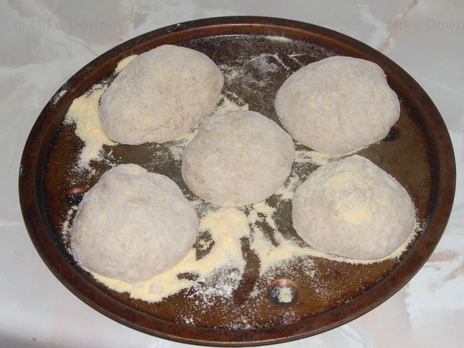 Sourdough Muffins starting to rise