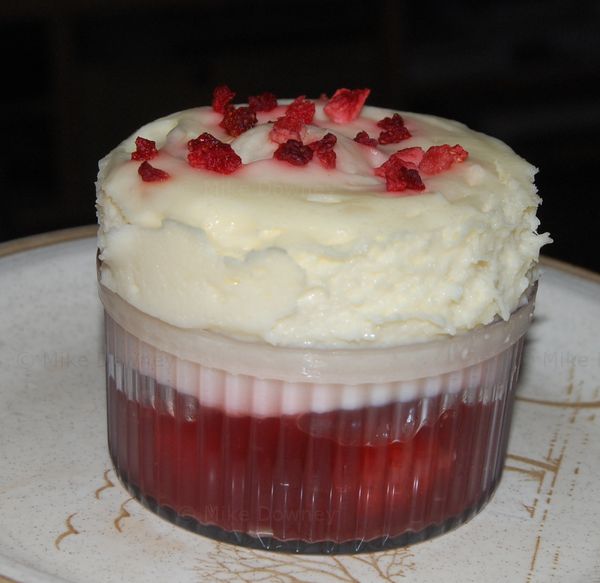 Strawberry and Champagne Souffle