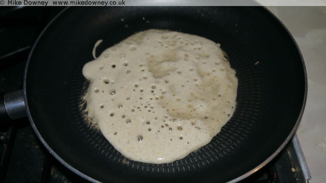 Djibouti Flatbreads in the pan