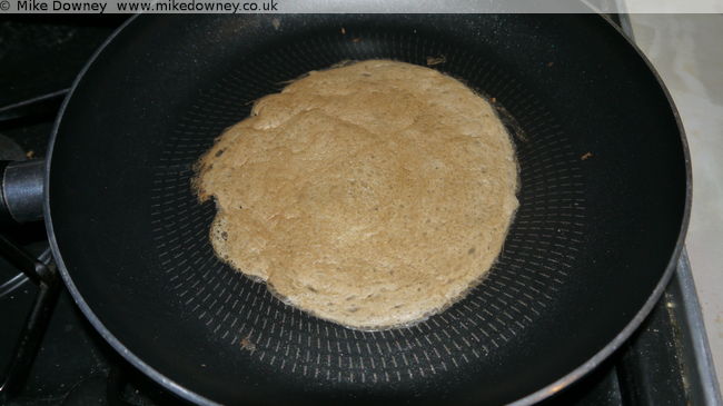 Djibouti Flatbreads in the pan